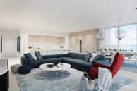 Lacovia North Building | Unit N6b | 3-bedroom + Family Room Residence