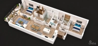 Walk-out Waterfront & Marina Access: Catalina Bay 2 Bedroom Assignment
