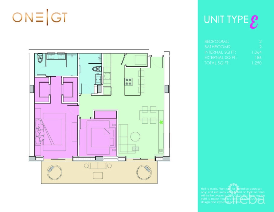 One|gt Residences - Unit 914