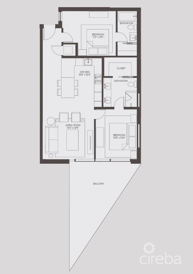 Point West Penthouse #28 - Two Bed Ocean View