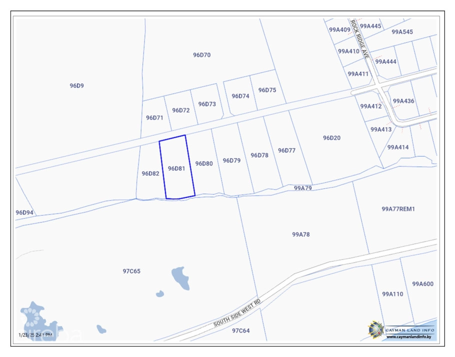 Brac Bluff Edge  Land  .70 Acre