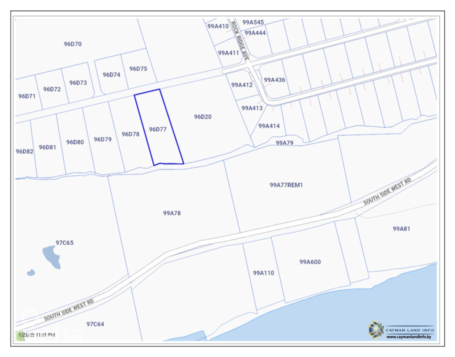 Brac Bluff Edge Land  .85 Acre