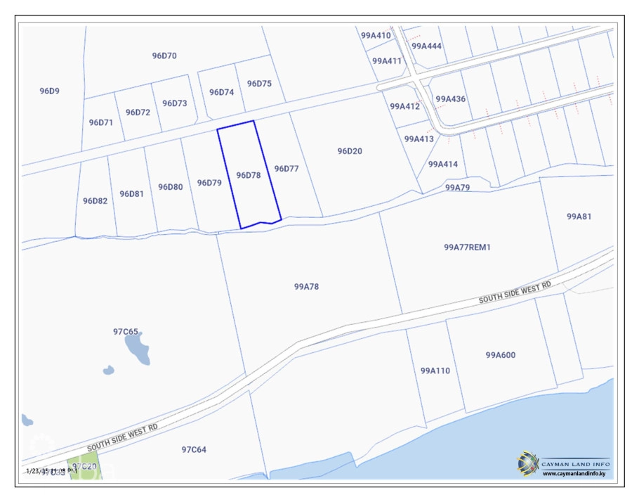 Brac Bluff Edge Land .85 Acre