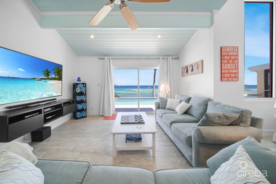 Rum Point Beach Front  Villa