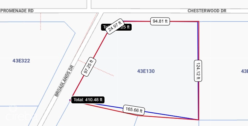 Large Corner Lot .366 Acre In Lookout Gardens