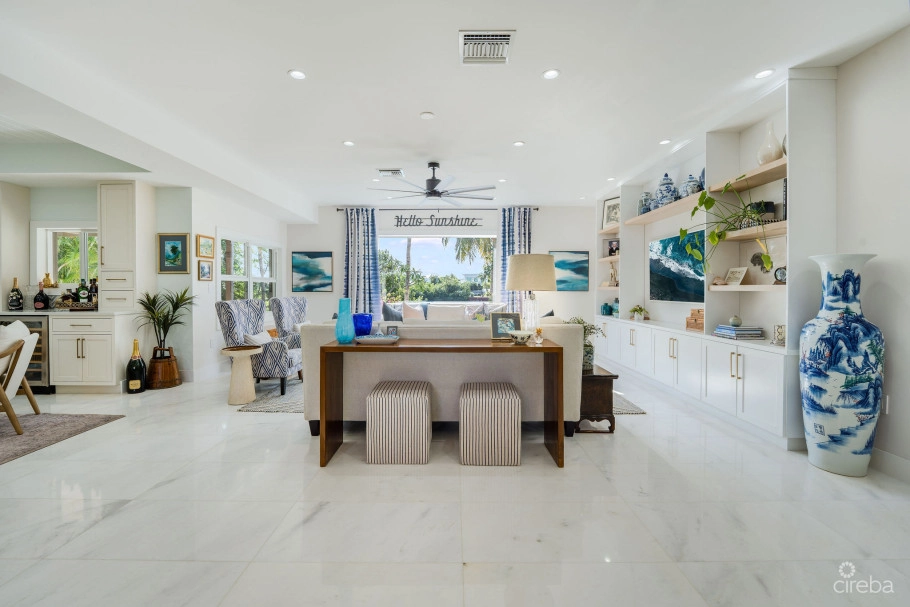 Fully Renovated 4-bed Canal Front Home With Den & Dock | The Shores