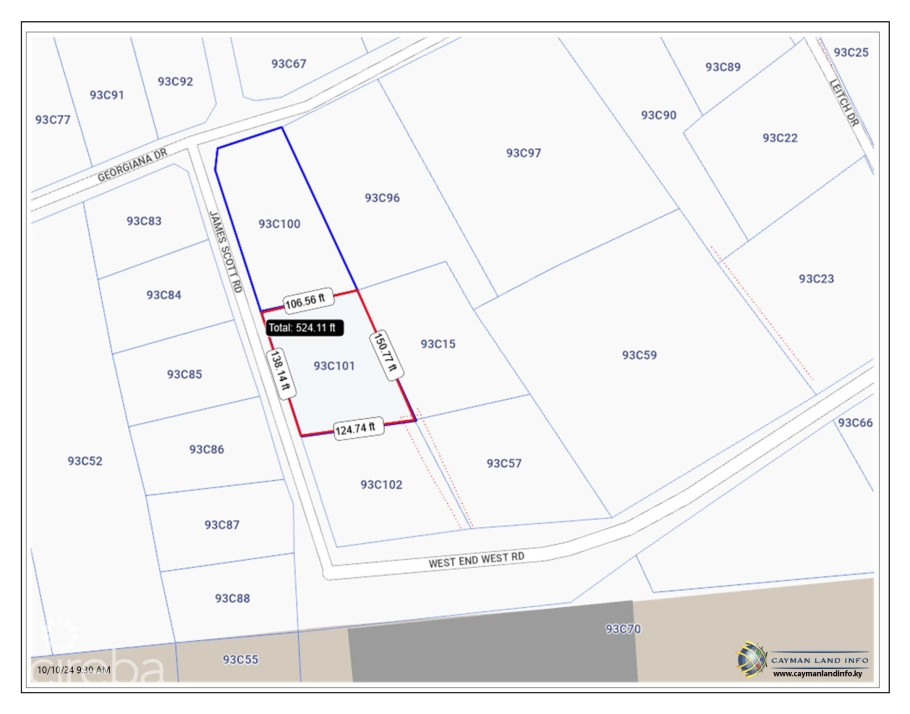 Prime West End Cayman Brac Land Parcel 101