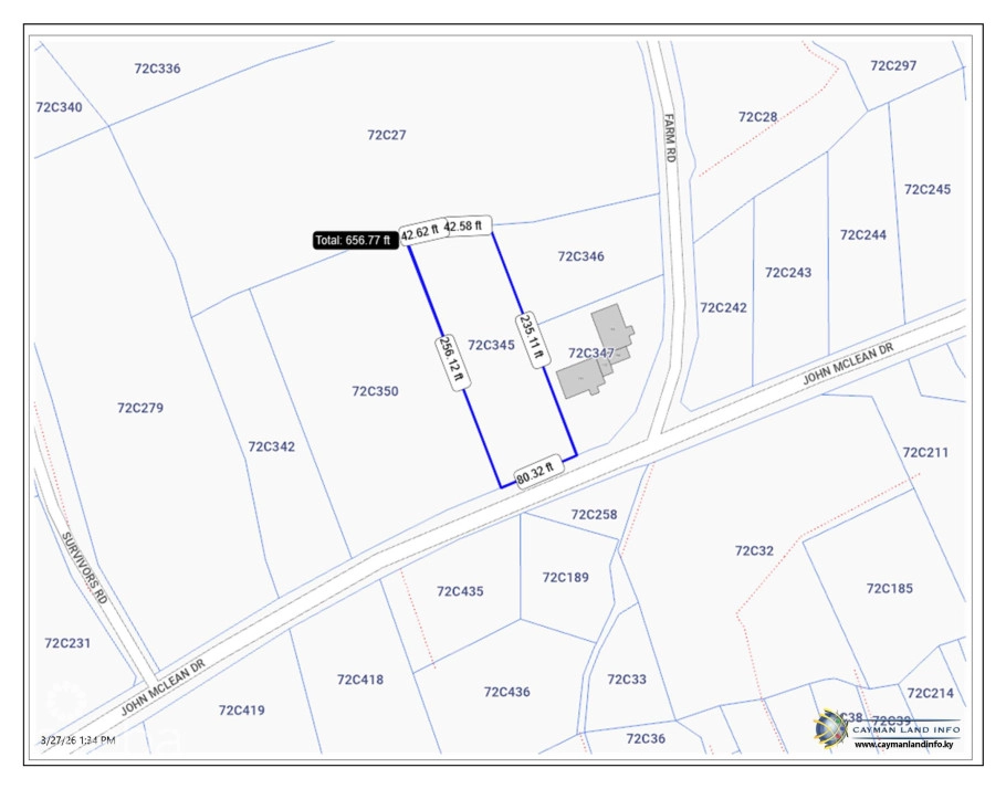 0.45 Acre Mdr Lot With Public Road Frontage - East End Development Opportunity