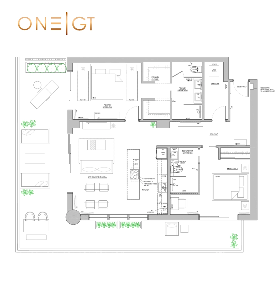 One|gt 501 - Front-row Ocean View 2-bed Residence