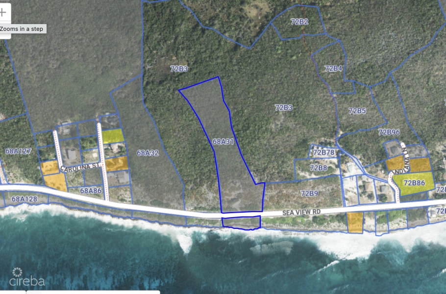 Prime 5-acre Elevated Development Site With Ocean Frontage - High Rock, East End