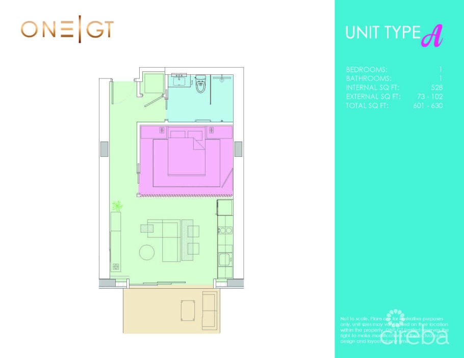 One|gt Residences - Unit 716