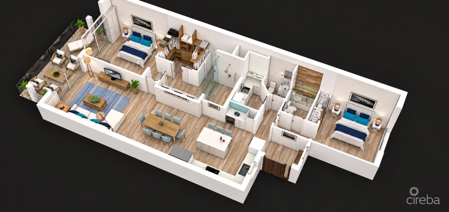 Walk-out Waterfront & Marina Access: Catalina Bay 2 Bedroom Assignment