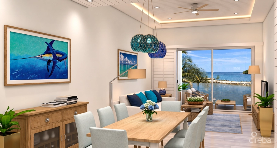 Walk-out Waterfront & Marina Access: Catalina Bay 2 Bedroom Assignment