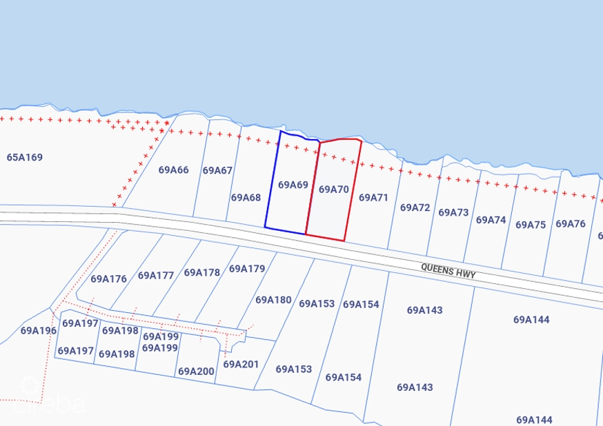 Ocean Front Property On Queens Highway 1.14 Acres