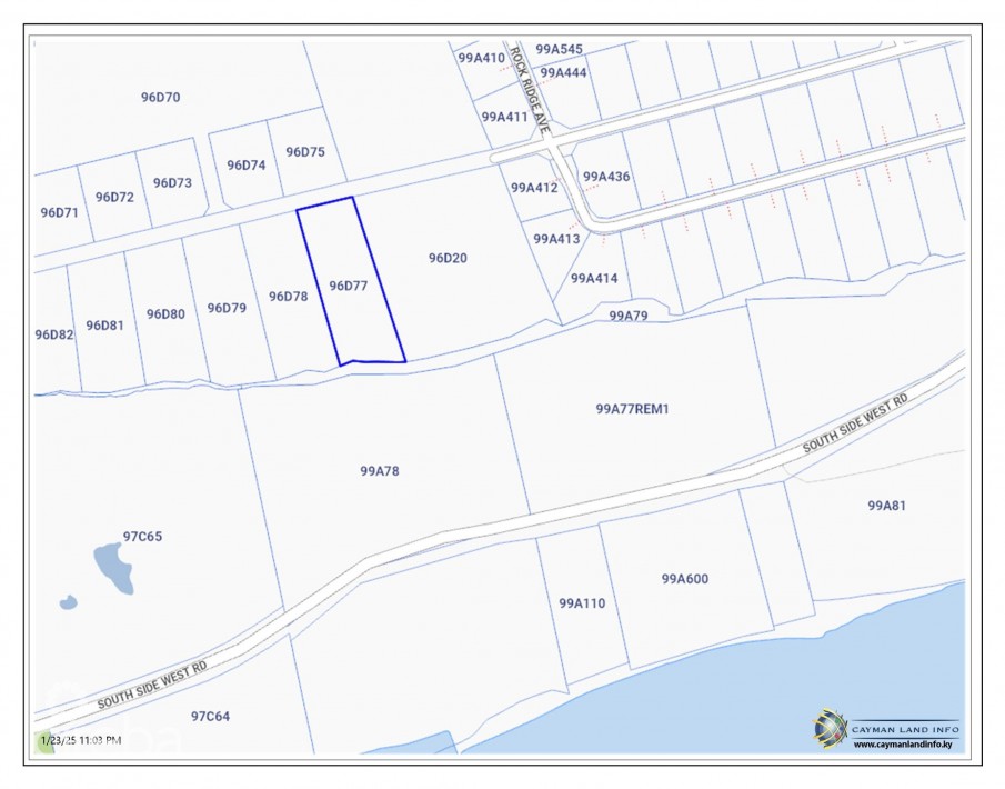 BRAC BLUFF EDGE LAND  .85 ACRE - Image 1