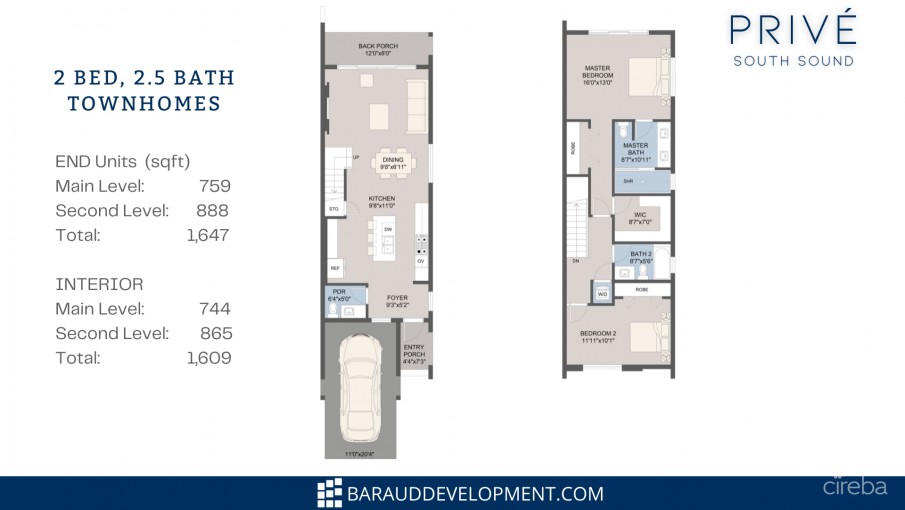 PRIVE PHASE 1 2 BED 2.5BATH, POOL VIEW - Image 16