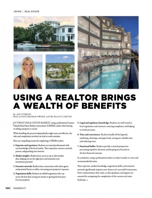 Using A Realtor Brings A Wealth of Benefits